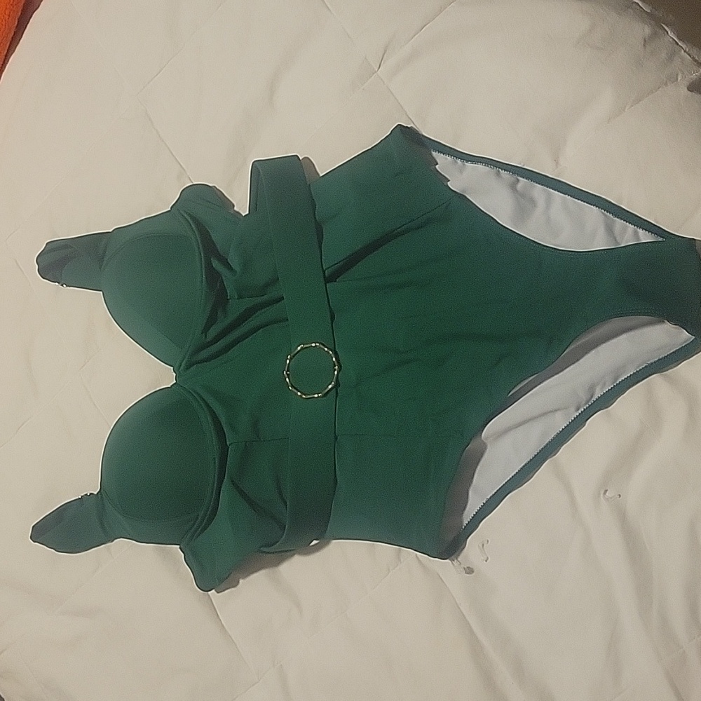 Emerald Green Women's One Piece Swimsuit